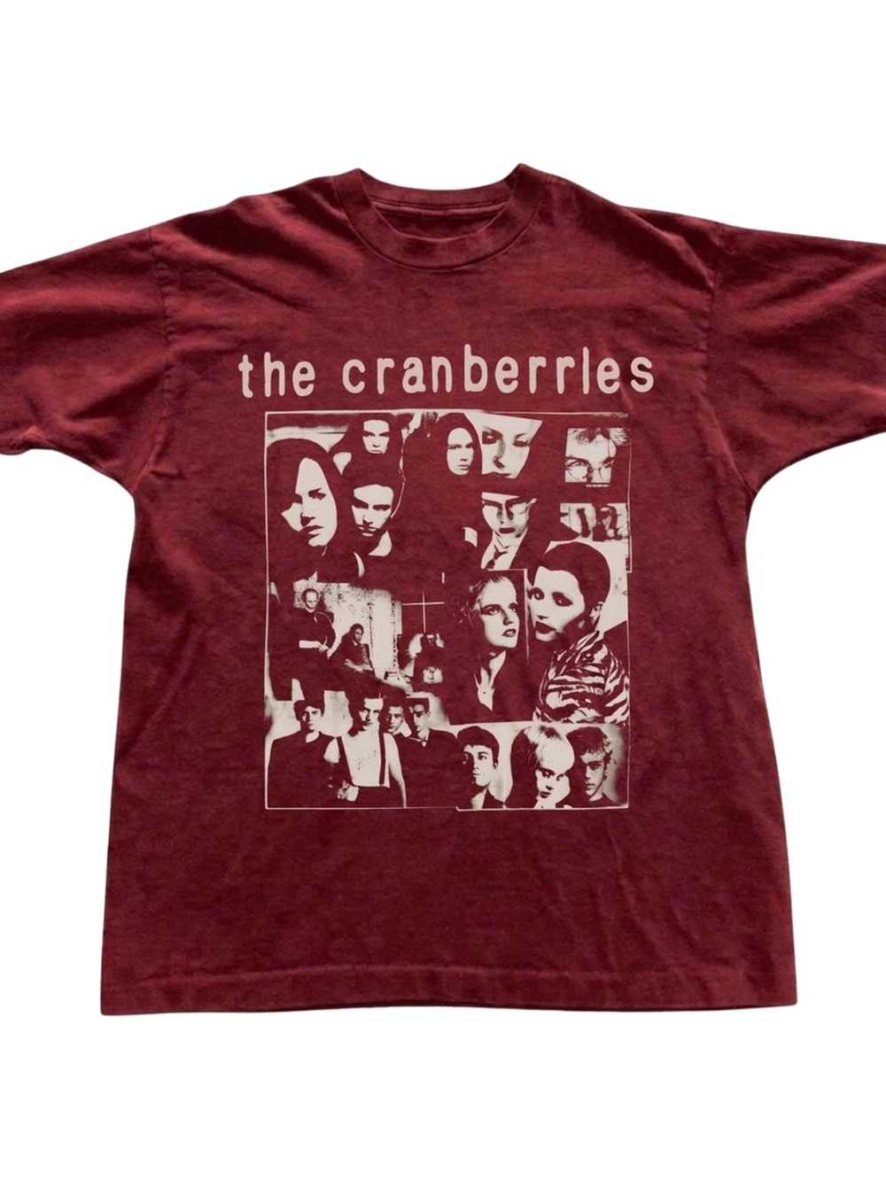 Gildan The Cranberries Maroon Short Sleeve Graphic Tee
